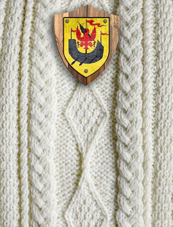 Aran Cashmere Mc Donald Clan Aran Bed Runner