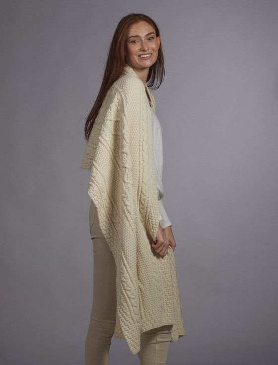 Aran Cashmere Mc Donald Clan Aran Wrap