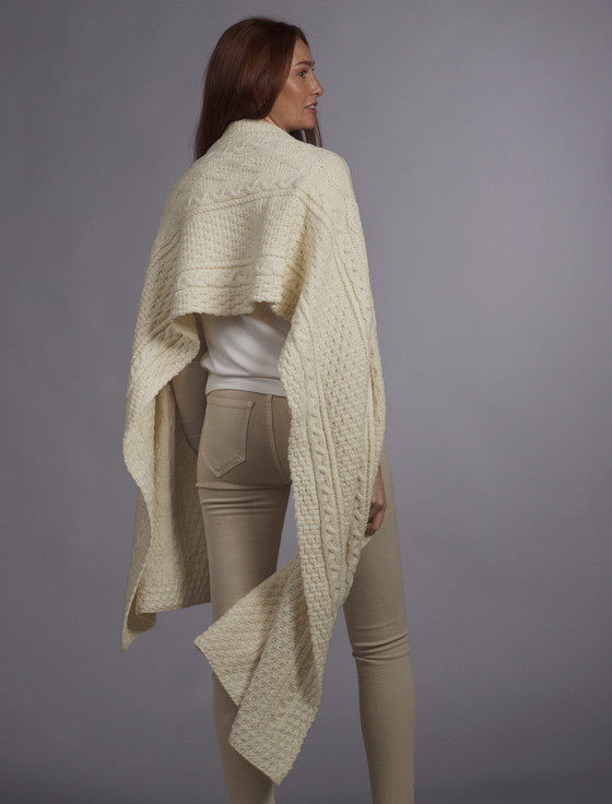 Aran Cashmere Mc Donnell Clan Aran Wrap