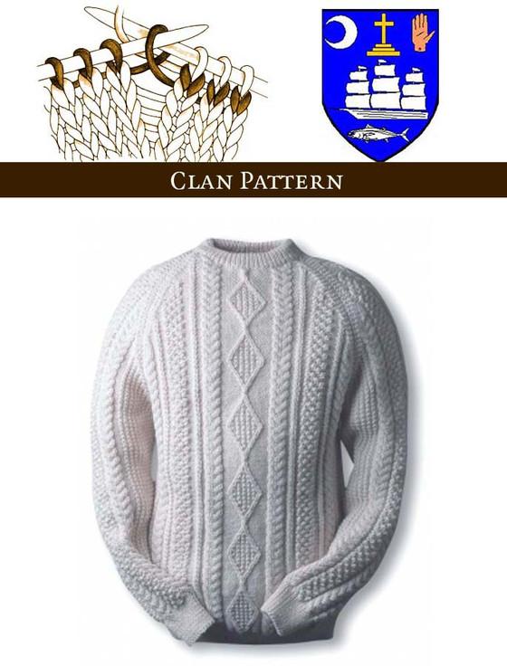 aran cashmere Mc Donnell Knitting Pattern