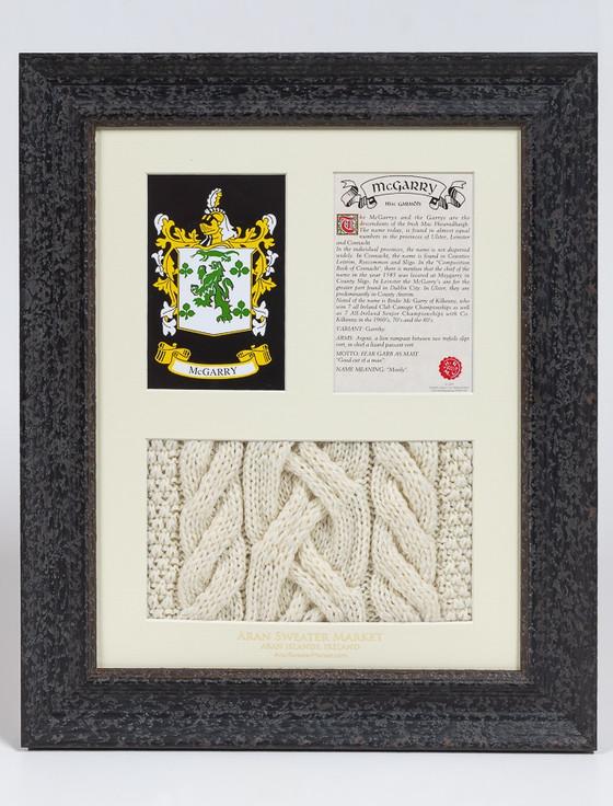 aran cashmere Mc Garry Clan Aran & History Display