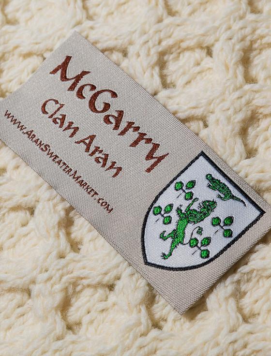 Aran Cashmere Mc Garry Clan Aran Poncho