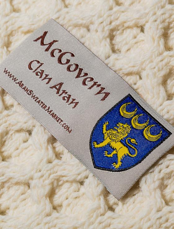 Aran Cashmere Mc Govern Clan Aran Poncho