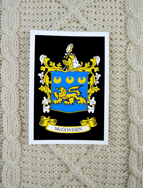 Aran Cashmere Mc Govern Clan Aran Throw