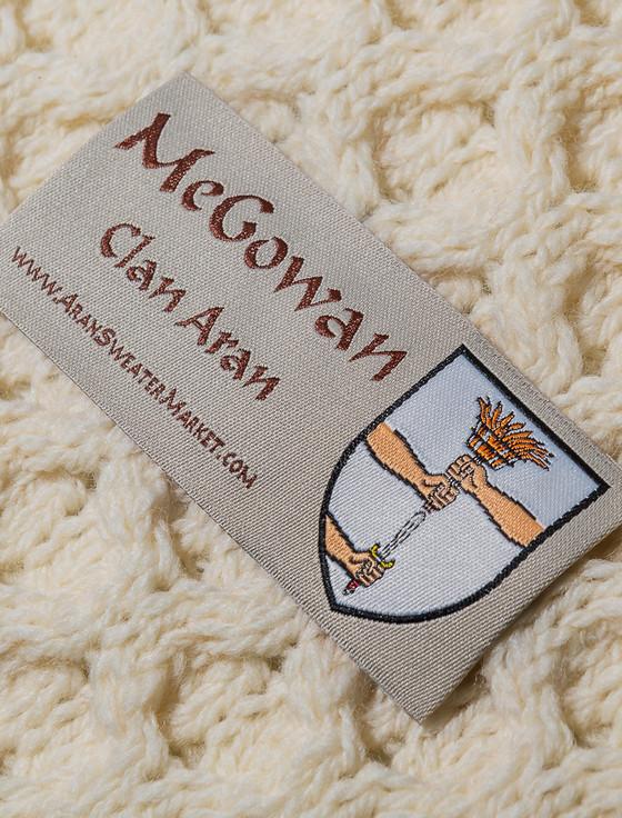 Aran Cashmere Mc Gowan Clan Scarf