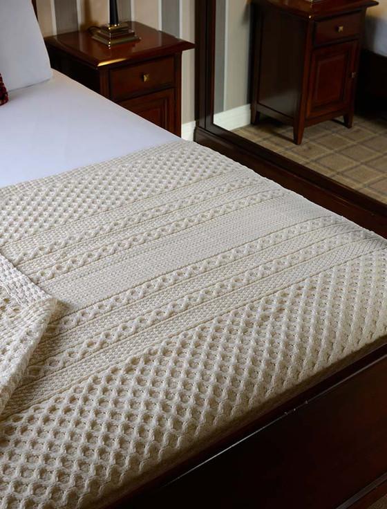 aran cashmere Mc Grath Clan Aran Throw