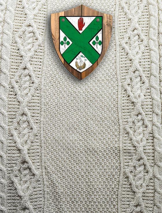 aran cashmere Mc Hugh Clan Aran Throw