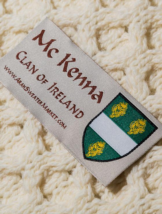 Aran Cashmere Mc Kenna Clan Scarf