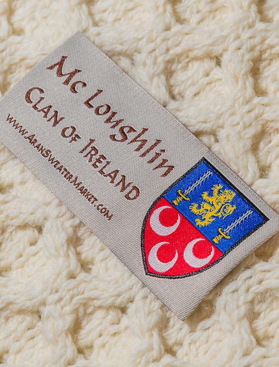 Aran Cashmere Mc Loughlin Clan Aran Throw