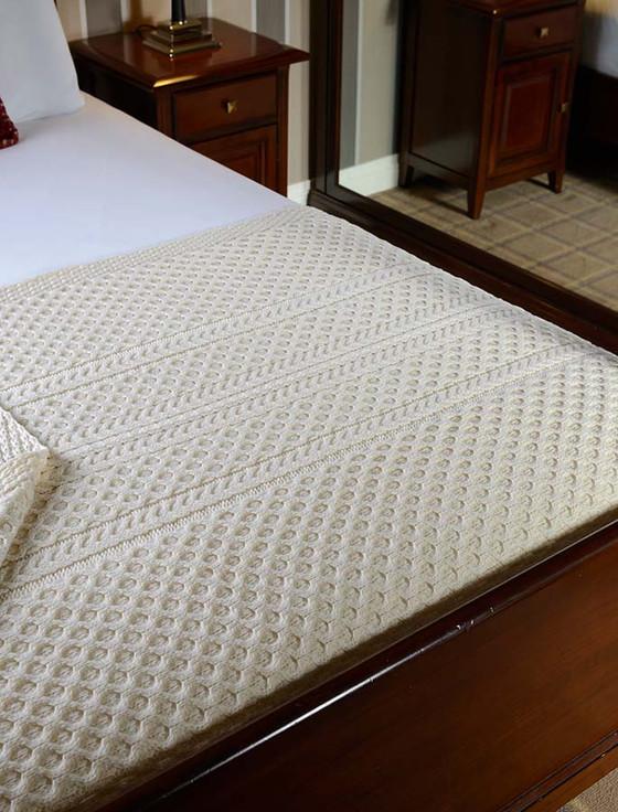 aran cashmere Mc Loughlin Clan Aran Throw