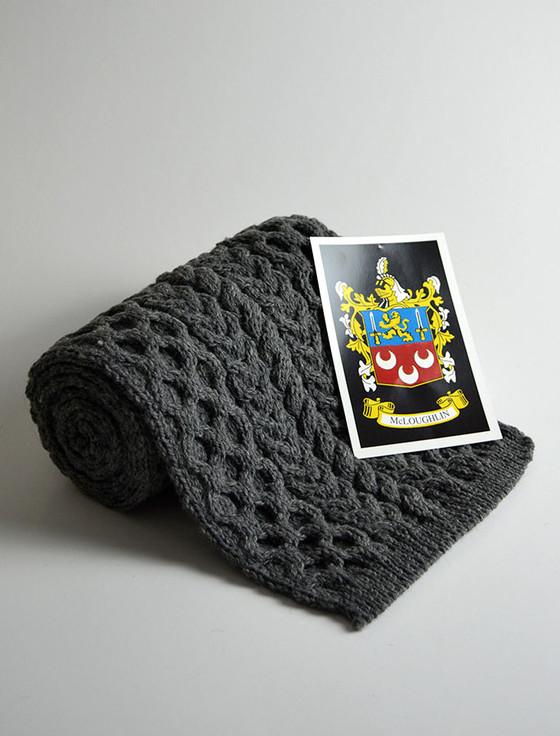 Aran Cashmere Mc Loughlin Clan Scarf