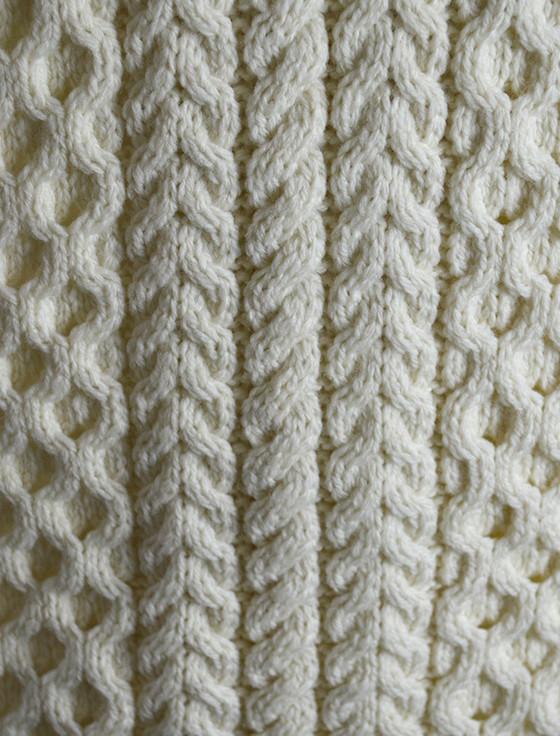 Aran Cashmere Mc Loughlin Clan Scarf