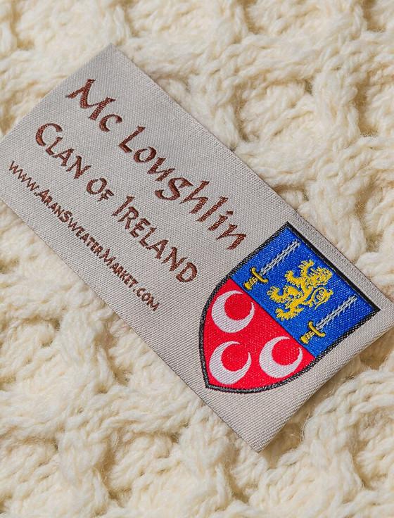 Aran Cashmere Mc Loughlin Clan Sweater
