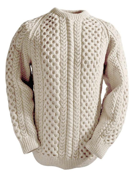 aran cashmere Mc Loughlin Clan Sweater