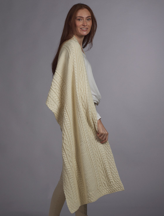 Aran Cashmere Mc Mahon Clan Aran Wrap