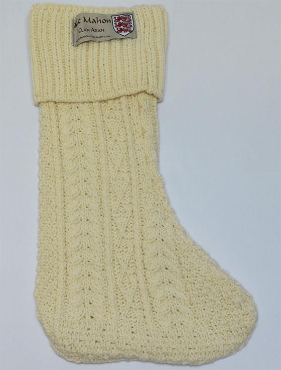 Aran Cashmere Mc Mahon Clan Christmas Stocking