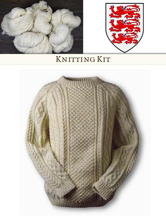aran cashmere Mc Mahon Knitting Kit