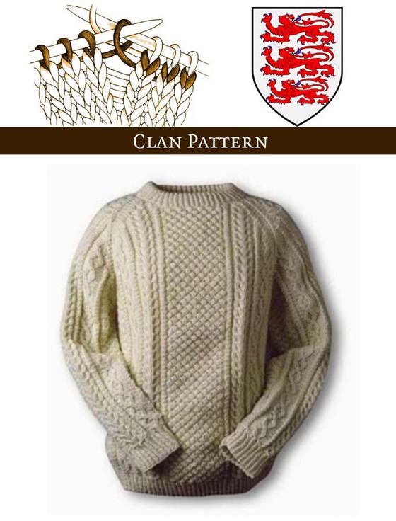 aran cashmere Mc Mahon Knitting Pattern