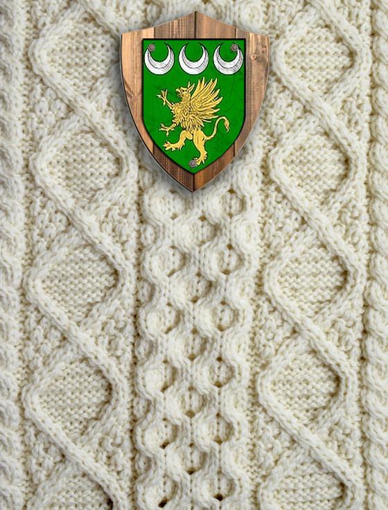 aran cashmere Mc Manus Clan Aran Throw