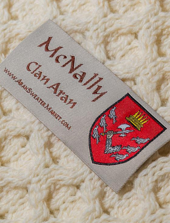 Aran Cashmere Mc Nally Clan Aran Throw