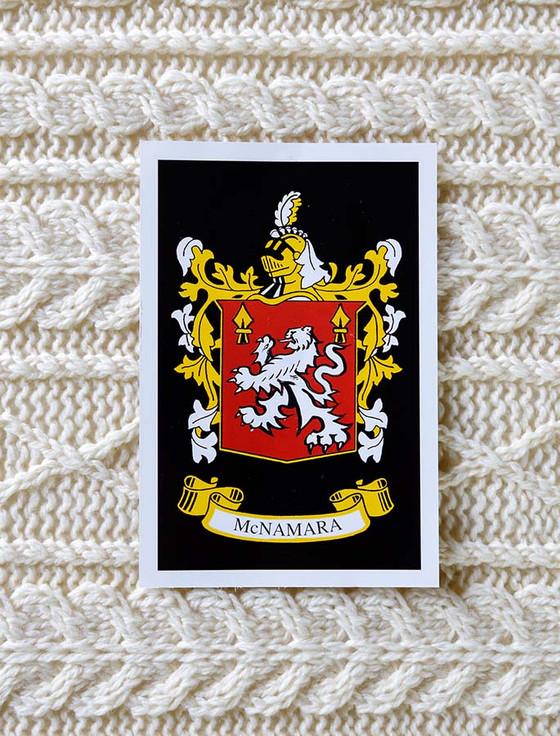 Aran Cashmere Mc Namara Clan Aran Throw