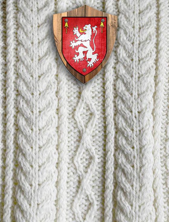Aran Cashmere Mc Namara Clan Aran Throw