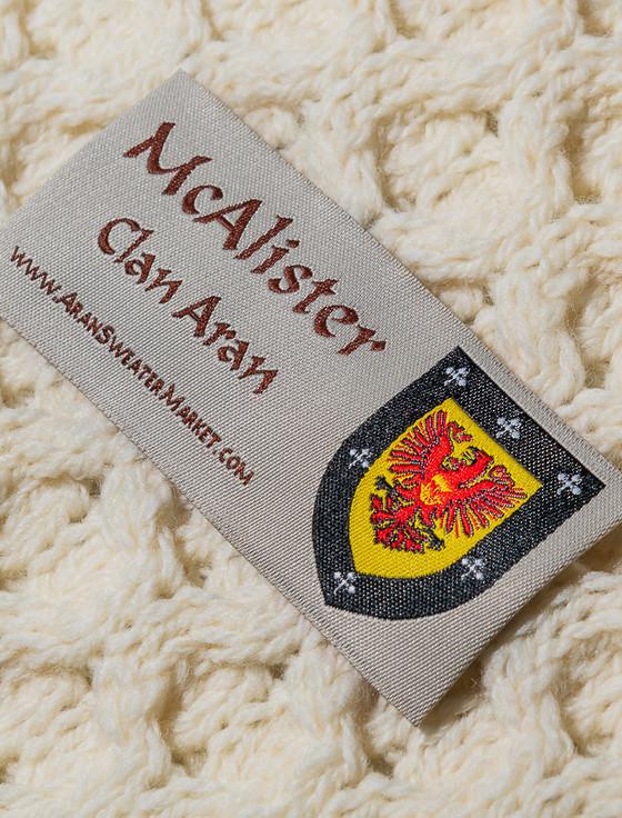 Aran Cashmere McAllister Clan Aran Poncho