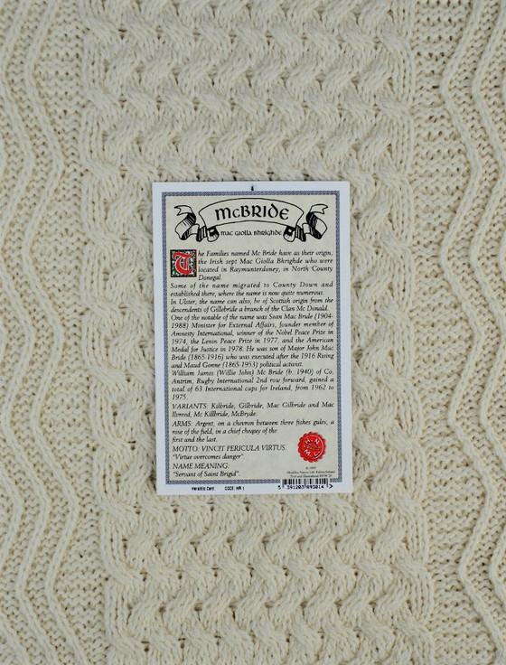 Aran Cashmere McBride Clan Scarf