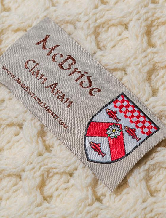 Aran Cashmere McBride Clan Scarf