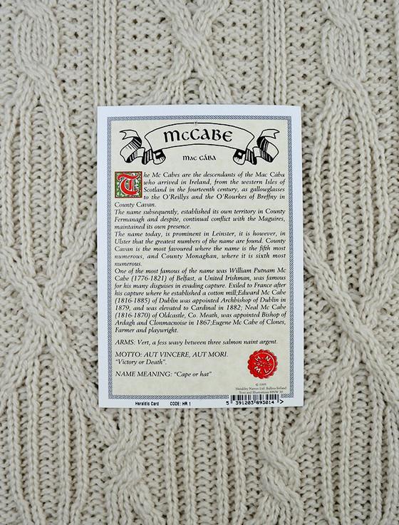 Aran Cashmere McCabe Clan Scarf