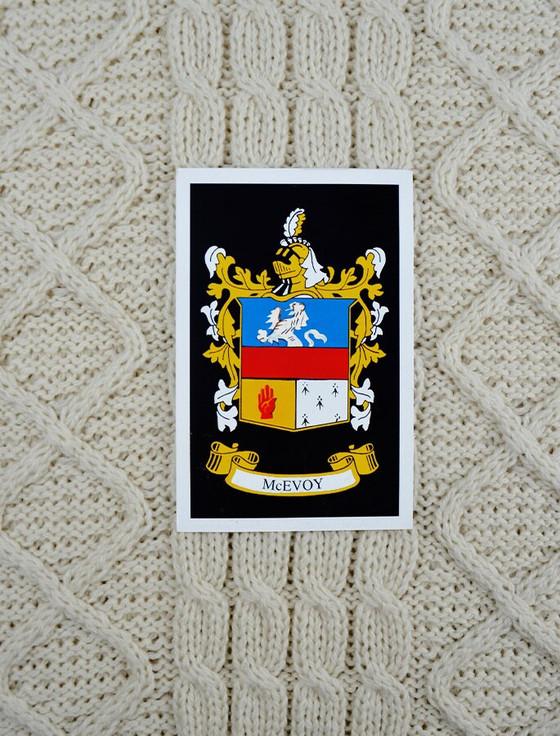 Aran Cashmere McEvoy Clan Scarf