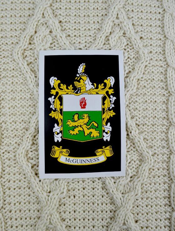 Aran Cashmere McGuinness Clan Scarf