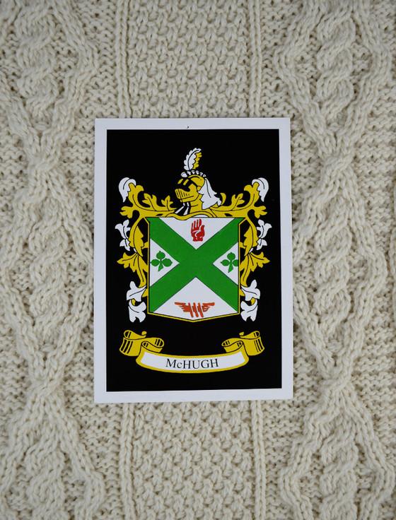 Aran Cashmere McHugh Clan Scarf