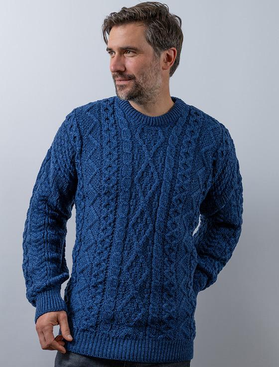 aran cashmere Me‎rino Wool‎ Zig Zag Sweater‎