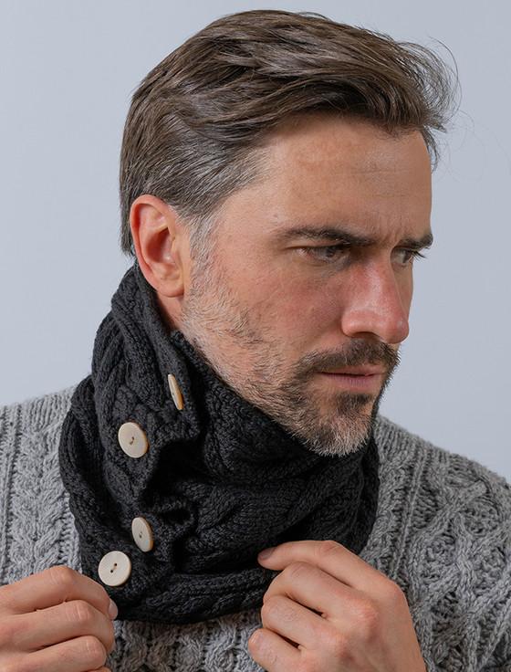 Aran Cashmere Men's Aran Merino Buff