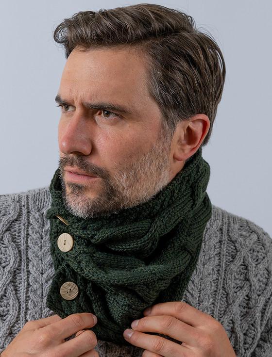Aran Cashmere Men's Aran Merino Buff