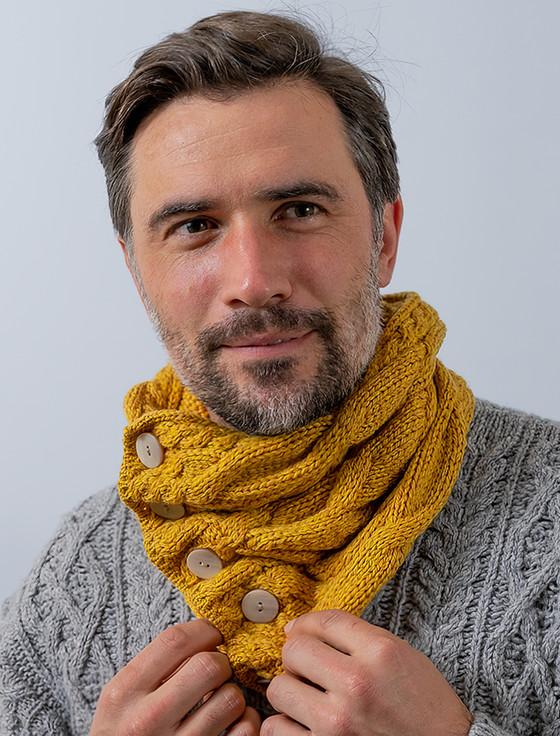 aran cashmere Men's Aran Merino Buff