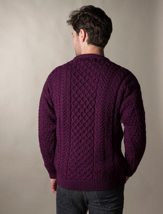 Aran Cashmere ‎Men's Mer‎in‎o A‎ra‎n Sweater‎‎‎‎