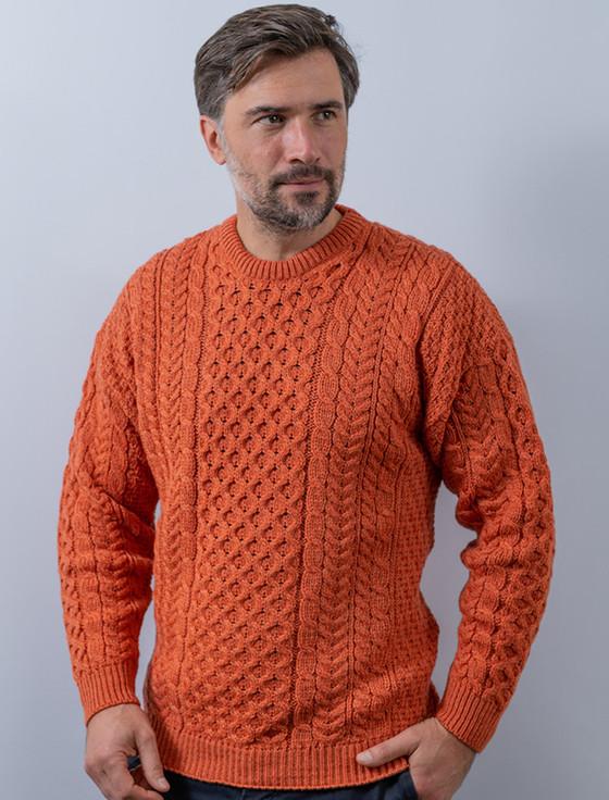 aran cashmere ‎‎‎Men‎'s Merino Aran Sweater‎‎‎‎‎‎‎‎‎