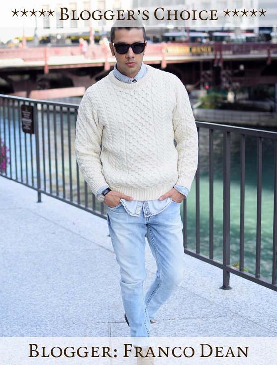 Aran Cashmere Men's Merino Aran Sweater‎