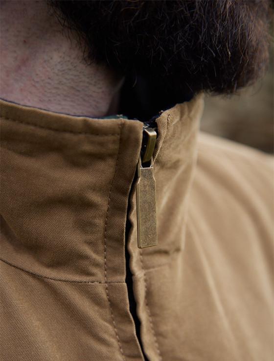 Aran Cashmere Men's West Cork Windproof Vest - Brown