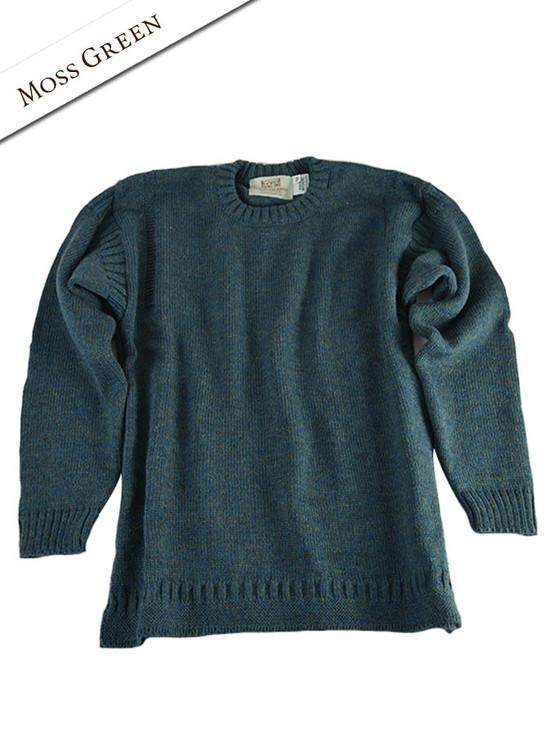 Aran Cashmere ‎Mens C‎rew Neck Gue‎rnsey Sweater