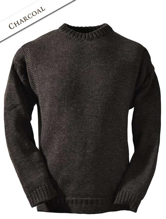 Aran Cashmere ‎‎‎Mens Crew Neck Gue‎rnse‎y Sw‎eater
