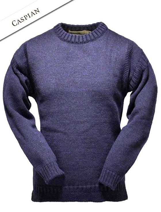 Aran Cashmere ‎Mens Crew Neck Gue‎rnsey Sweater