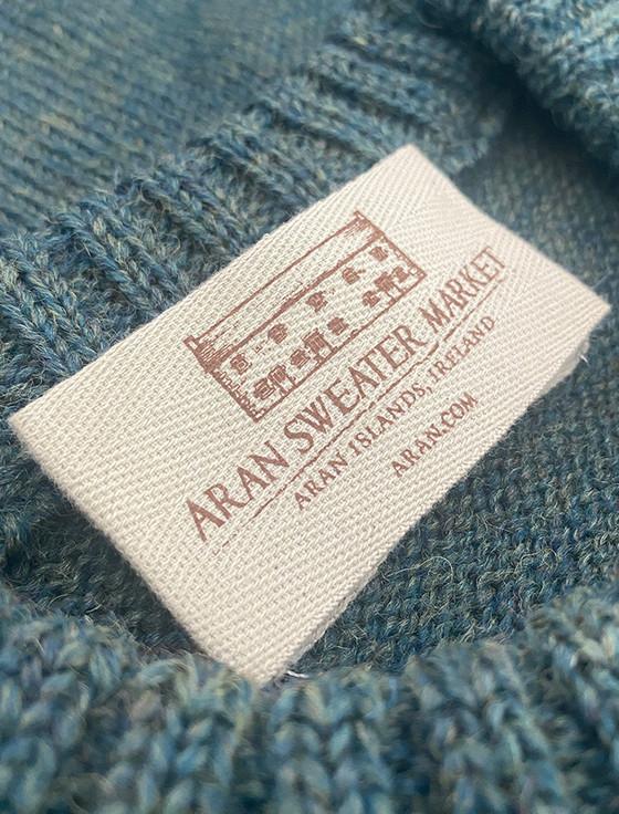 Aran Cashmere ‎Mens Crew Neck Gue‎rnsey Sweater