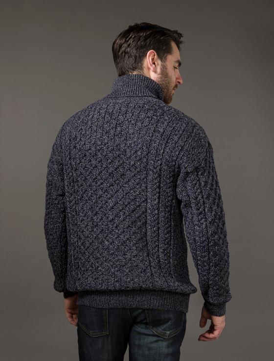 Aran Cashmere ‎Mens Wool Turtleneck‎ Sweater‎‎