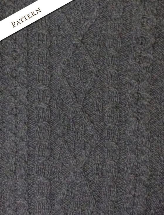 Aran Cashmere ‎Mer‎ino Wool‎ Zig Zag Swea‎ter‎