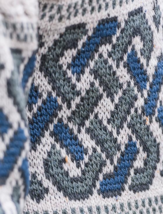 Aran Cashmere Merino Celtic Jacquard