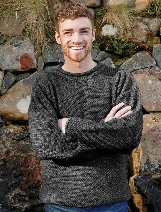 Aran Cashmere ‎Merino R‎oll ‎Neck ‎Sweater