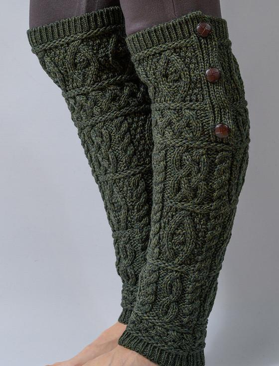 Aran Cashmere Merino Wool Aran Leg Warmers